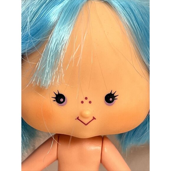 Vintage 80s Blueberry Muffin Strawberry Shortcake Doll  Cheesecake KENNER w/comb - Picture 7 of 13